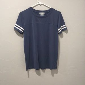 Blue tee